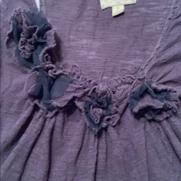 Anthropologie Deletta tank w/ rose embellishment - Picture 4 of 4